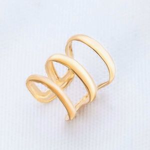 Triple Band Cuff Earring